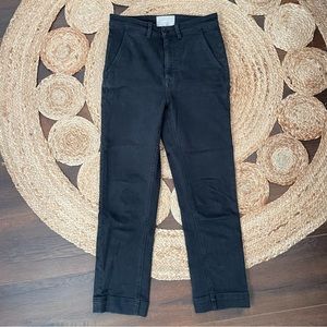 Everlane regular slim leg cropped pants